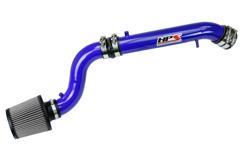HPS Performance Air Intake - 1992-1995 Honda Civic SOHC D Series / DOHC B Series - Blue (837-110BL)