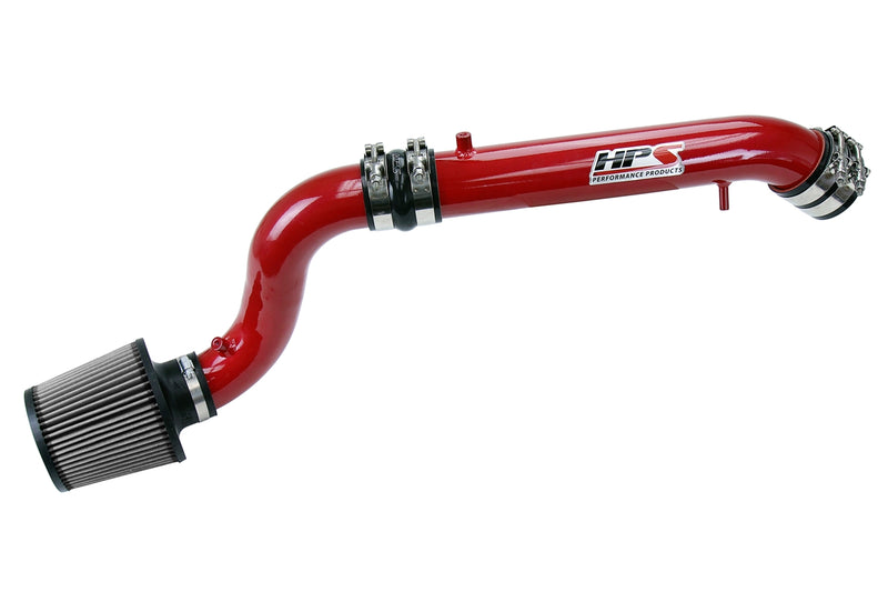 HPS Performance Air Intake - 1992-1995 Honda Civic SOHC D Series / DOHC B Series - Red (837-110R)