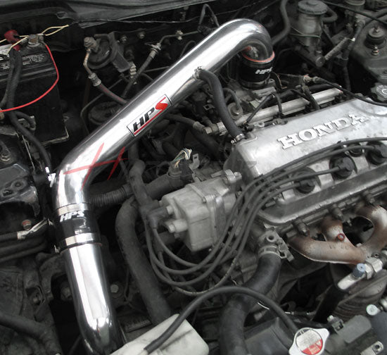 HPS Performance Air Intake - 1996-2000 Honda Civic CX DX LX - Black (837-408WB)