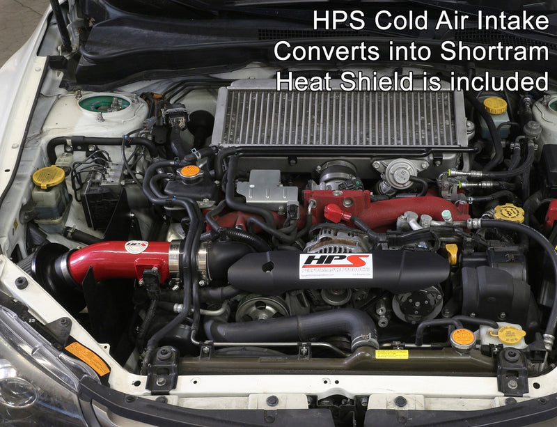 HPS Performance Air Intake - Red (837-566R)