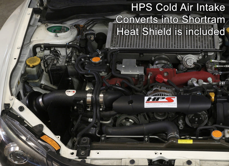 HPS Performance Air Intake - Black (837-566WB)