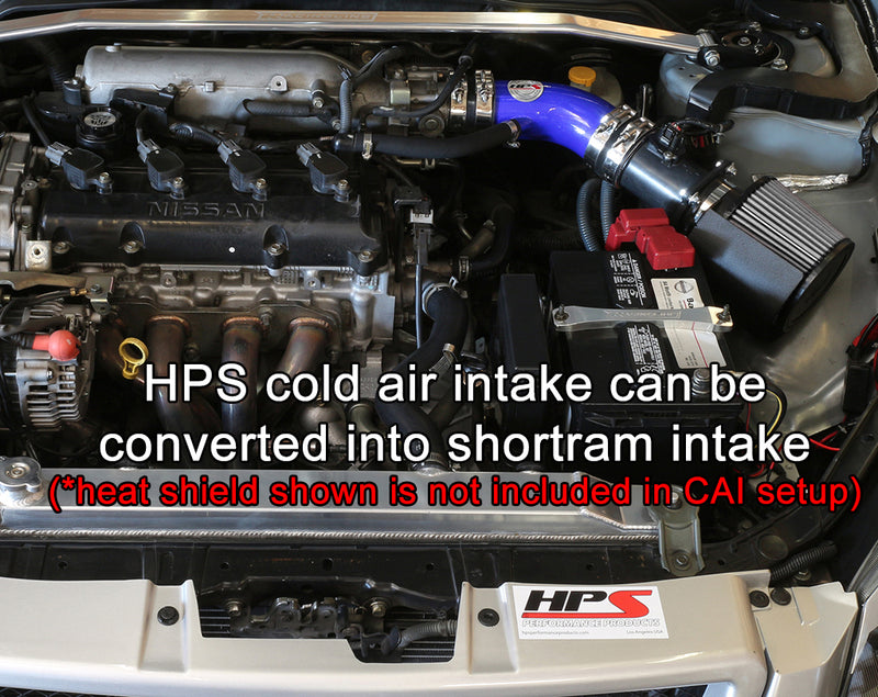 HPS Performance Air Intake - 2002-2006 Nissan Altima 2.5L 4Cyl - Blue (837-570BL)
