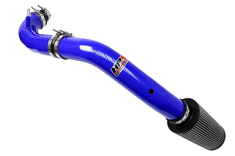 HPS Performance Air Intake - 2015-2020 Ford Mustang Ecoboost 2.3L Turbo - Blue (837-575BL)