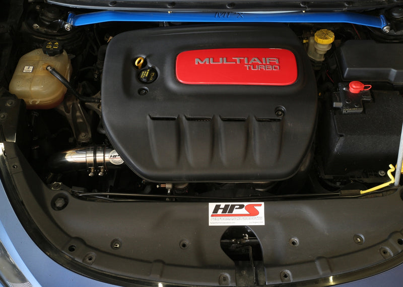 HPS Performance Air Intake - 2013-2014 Dodge Dart 1.4L Turbo - Polished (837-576P)