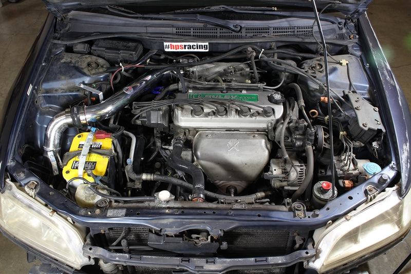 HPS Performance Air Intake - 1998-2002 Honda Accord 2.3L DX EX LX VP SE - Black (837-579WB)