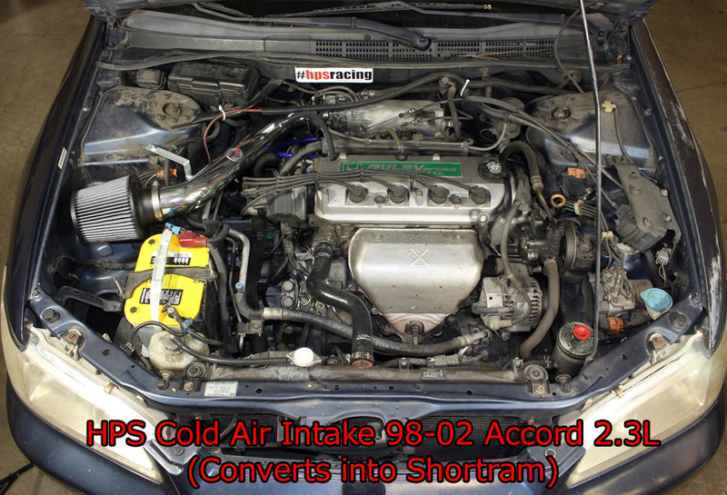 HPS Performance Air Intake - 1998-2002 Honda Accord 2.3L DX EX LX VP SE - Red (837-579R)