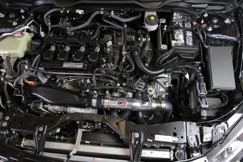 HPS Performance Air Intake - 2016-2021 Honda Civic Non Si 1.5T Turbo - Polished (837-602P)