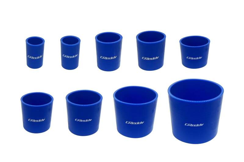 GReddy 80mm x 80mm Silicone Straight Hose - Blue