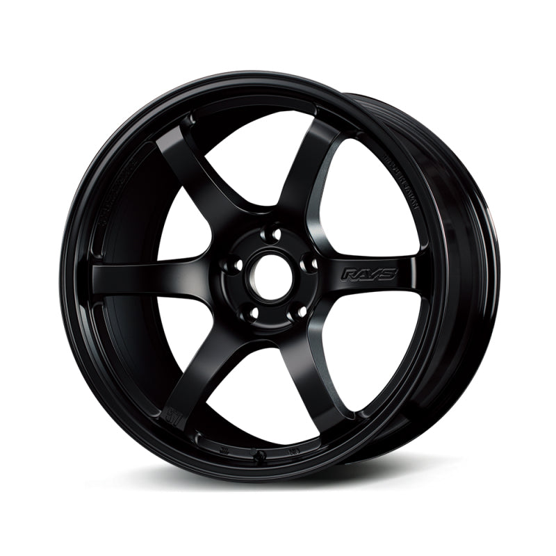 Gram Lights 57DR 19x8.5 +25 5-114.3 Semi Gloss Black Wheel