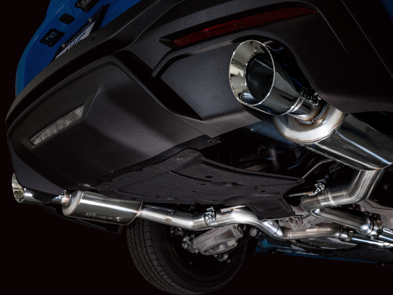 AWE 2024 Ford Mustang GT Fastback S650 RWD Touring Catback Exhaust w/ Dual Chrome Silver Tips