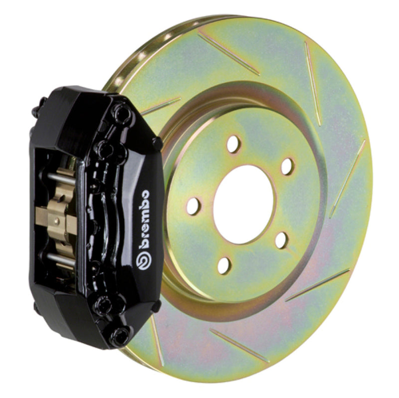 Brembo 05-06 GT Front GT BBK 6 Piston Cast 390x35 2pc Rotor Slotted Type-5-Black