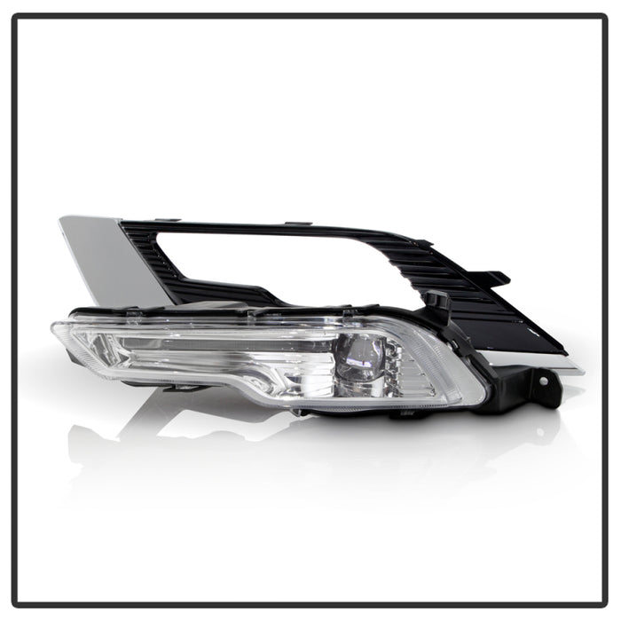 Spyder 17-18 Ford Fusion OEM Full LED Fog Lights w/Switch - Clear (FL-FFUS17-LED-C)