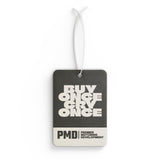 PMD “Buy Once Cry Once” Car Air Freshener 3-Pack – Pine, New Car, Black Ice Scents