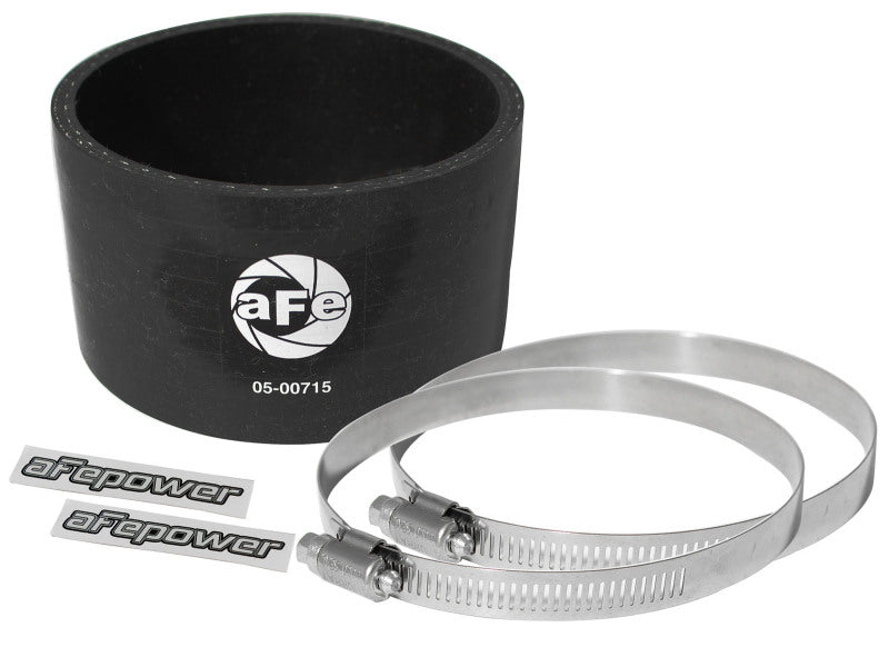 aFe Magnum FORCE Intake Coupling Kit (4 IN ID x 2-1/2 IN L) Straight Coupler - Black