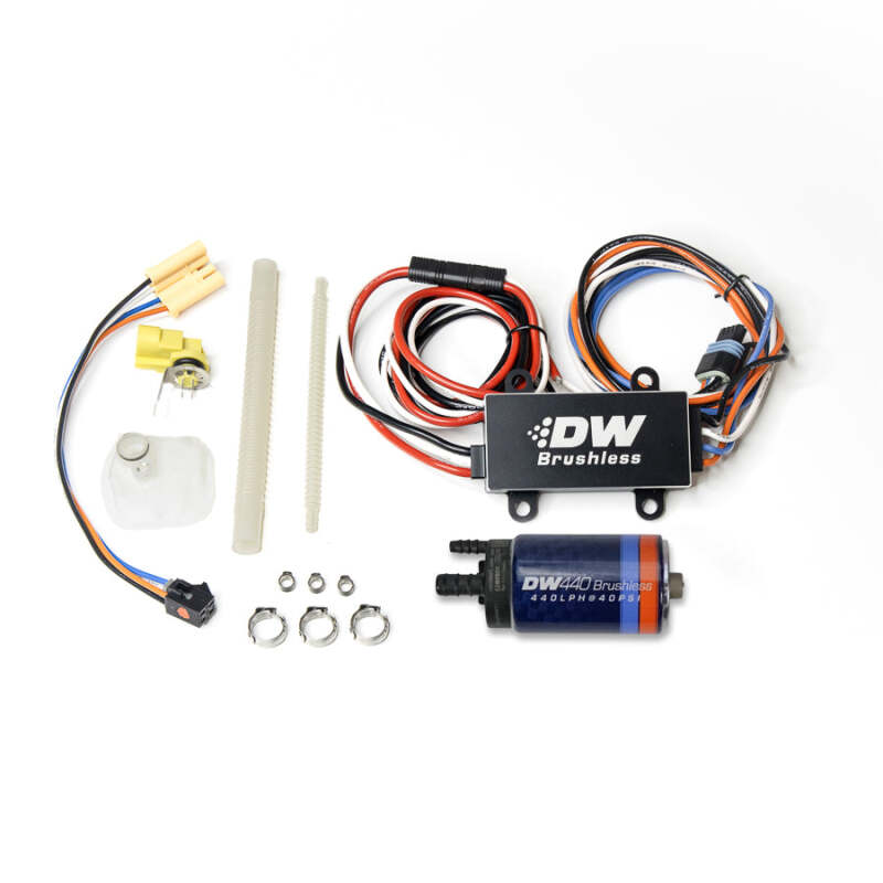 DeatschWerks DW440 440lph Brushless Fuel Pump Single/Dual Controller & Install 11-14 Ford Mustang GT