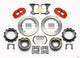 Wilwood Narrow Superlite 4R Rear P-Brk Kit 14.00in Red Strange Eng Floater 3.49in Offset