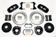 Wilwood AERO4 Rear P-Brake Kit 14.00in Mopar/Dana 2.36in Off w/Snap Ring Bearing