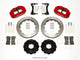 Wilwood Narrow Superlite 4R Front Hat Kit 12.88in Red 2007-Up Jeep Wrangler