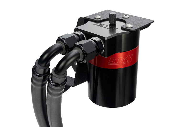 HPS Oil Catch Can - 2010-2023 Lexus GX460 4.6L V8 - Black (860-005)