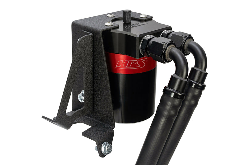 HPS Oil Catch Can - 2010-2023 Lexus GX460 4.6L V8 - Black (860-005)