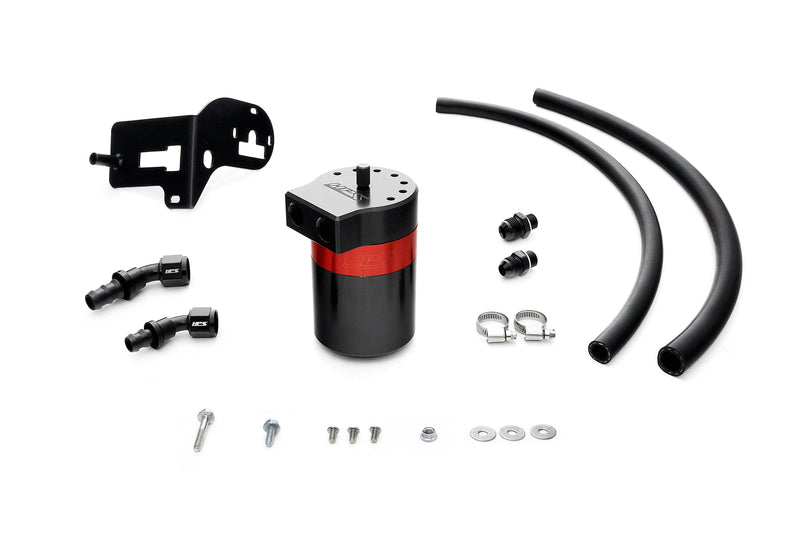 HPS Oil Catch Can - 2015-2021 Subaru WRX 2.0L Turbo - Black (860-007)