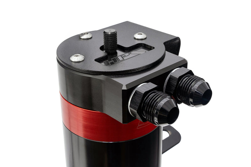 HPS Oil Catch Can - 2017-2021 Subaru WRX STI 2.5L Turbo - Black (860-008)