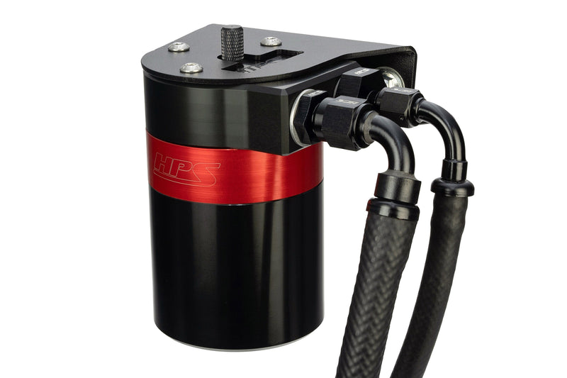 HPS Oil Catch Can - 2010-2024 Toyota 4Runner 4.0L V6 - Black (860-010)
