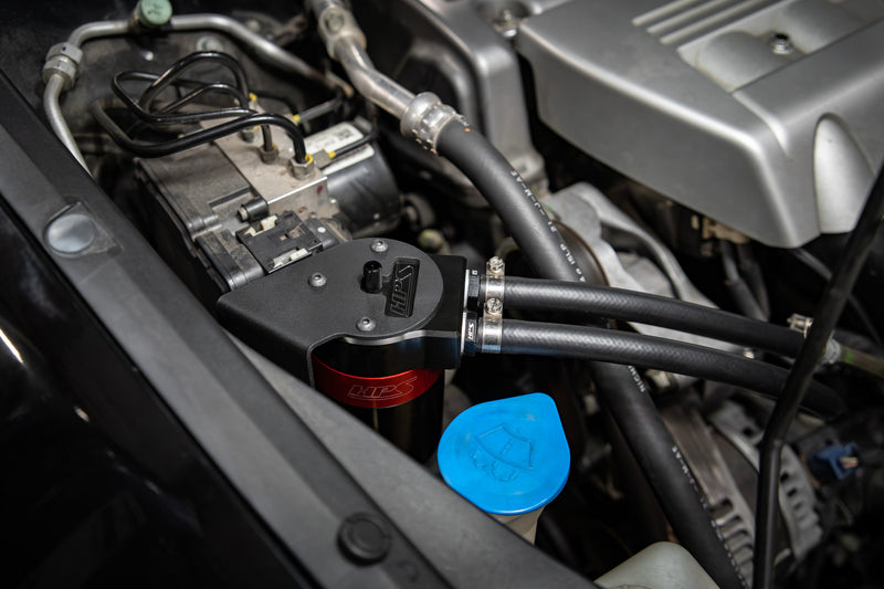 HPS Oil Catch Can - 2009-2014 Acura TSX 2.4L - Black (860-013)