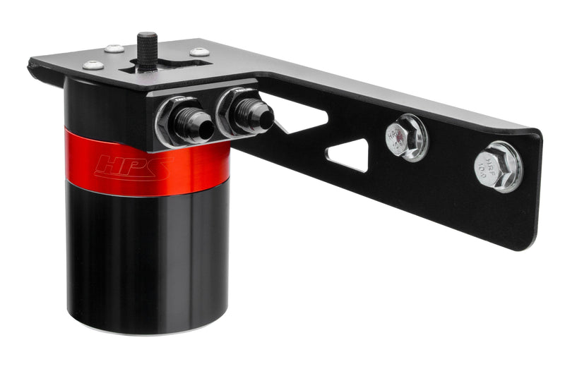 HPS Oil Catch Can - 2003-2009 Toyota 4Runner 4.7L V8 - Black (860-018)