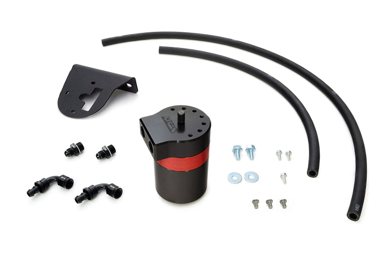 HPS Oil Catch Can - 2003-2009 Lexus GX470 4.7L V8 - Black (860-019)