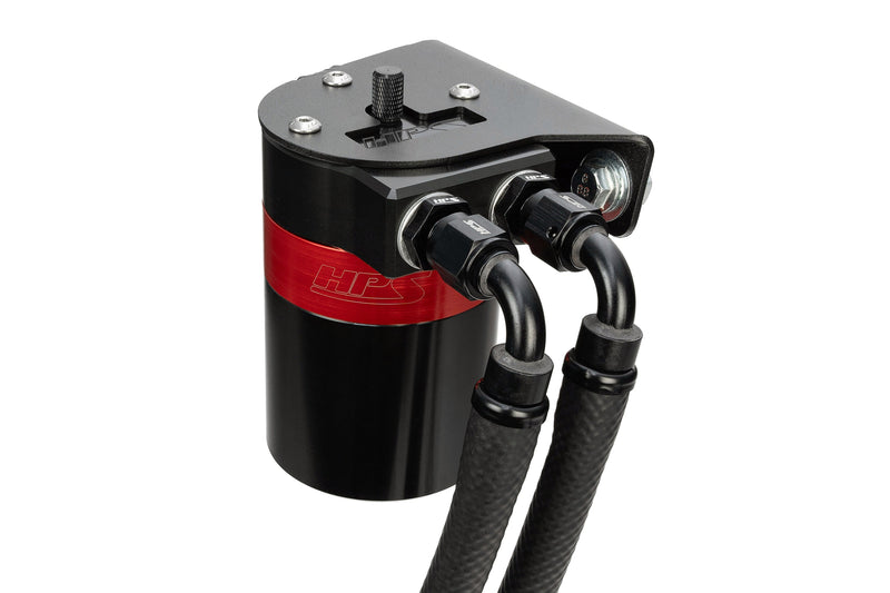HPS Oil Catch Can - 2003-2009 Lexus GX470 4.7L V8 - Black (860-019)