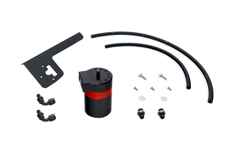 HPS Oil Catch Can - 2016-2023 Toyota Tacoma 3.5L V6 - Black (860-021)