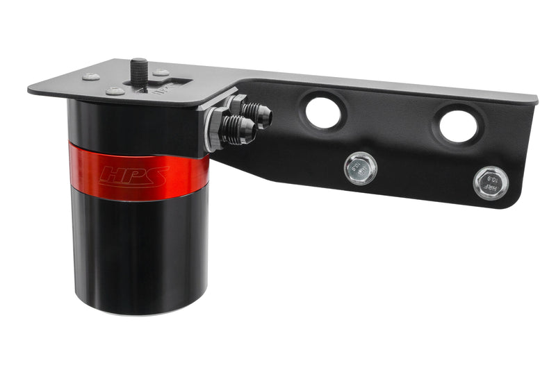HPS Oil Catch Can - 2016-2023 Toyota Tacoma 3.5L V6 - Black (860-021)