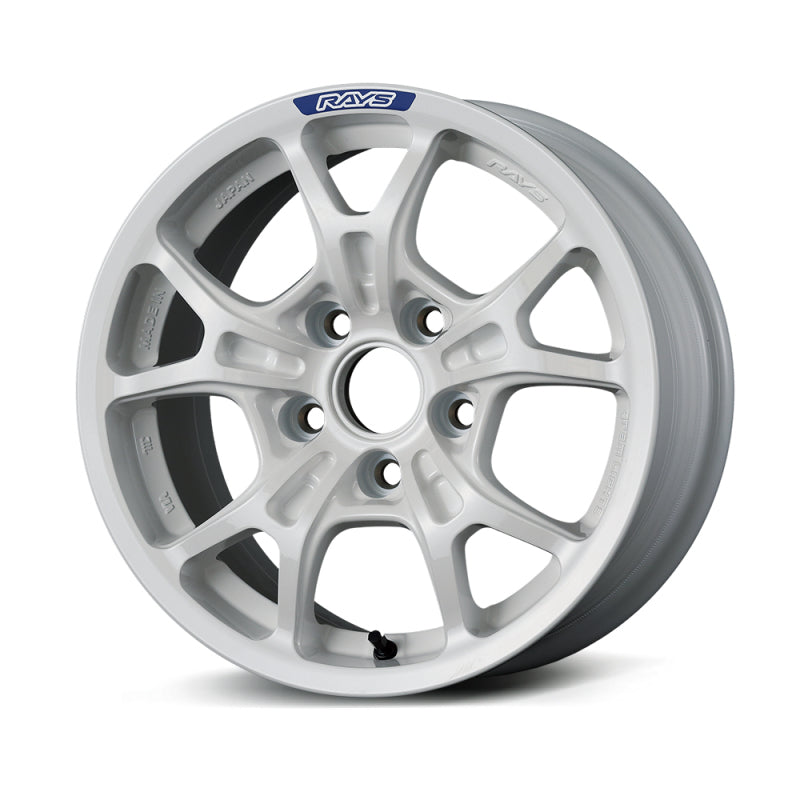 Gram Lights 57FXZ Rally 15x7.0 ET +35 5x114.3 White Wheel