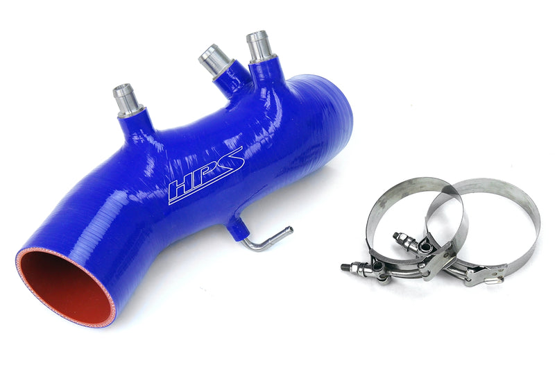 HPS Silicone Air Intake Hose - 1986-1992 Toyota Supra 7MGTE Turbo - Blue (87-17882-BLUE)