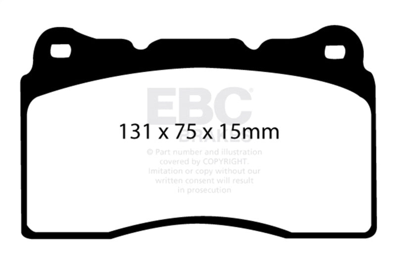 EBC 17-21 Honda Civic Type-R (FK8) Bluestuff Front Brake Pads