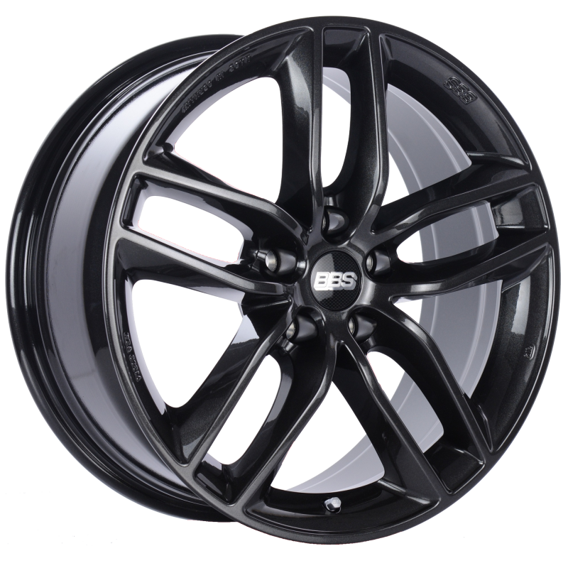 BBS SX 18x8 5x112 ET44 Crystal Black Wheel -57mm