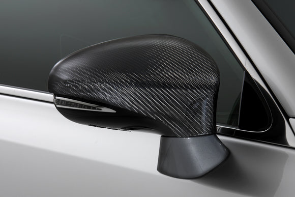 TOM'S Racing- Carbon Mirror Covers - Lexus GS, GS-F / RC, RC-F / IS (14-20) / CT (11-17)