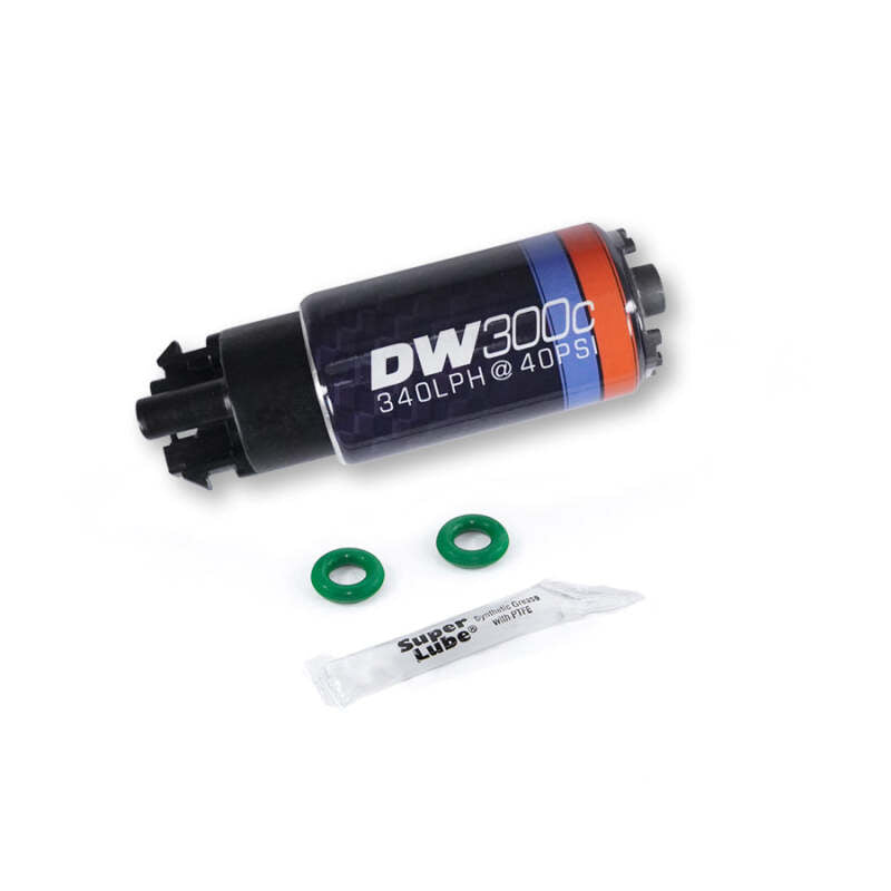 DeatschWerks 340lph DW300C Compact Fuel Pump w/ 02-06 RSX Set Up Kit (w/o Mounting Clips)