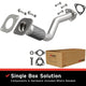 BRE Exhaust 08-12 Aura G6 Malibu 2.4L 3.5L Front Pipe Kit