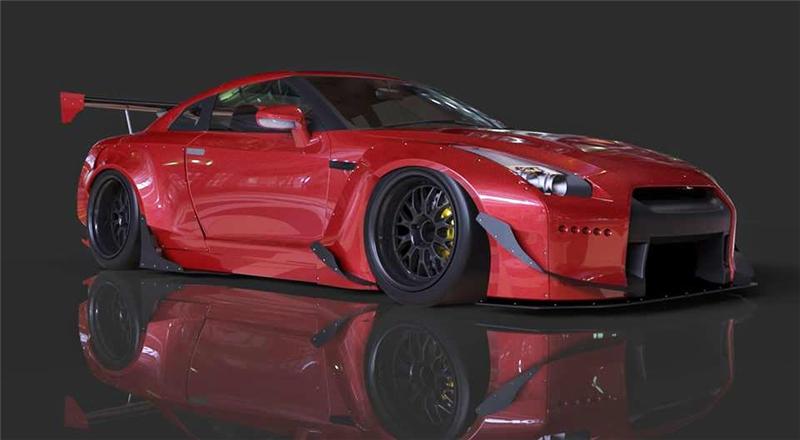 GReddy Rocket Bunny R35 V2 Front Canards (FRP)