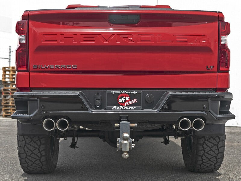 aFe GM Trucks 23-24 L6-3.0L (td) LZ0 Vulcan Series 3in 304 SS DPF-Back Exhaust System w/Polished Tip