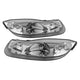 xTune Saturn Sc Series Coupe 2001-2002 OEM Style Headlights Chrome HD-JH-SASC-01-C