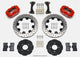 Wilwood Forged Dynalite Front Hat Kit 12.19in Drilled Red 90-99 Civic w/240 mm Disc