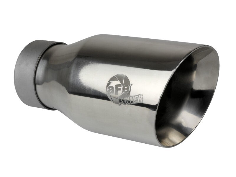 aFe 23-24 GM Trucks L6 Large Bore-HD 3 IN 409 Stainless Steel DPF-Back Exhaust System w/Polished Tip