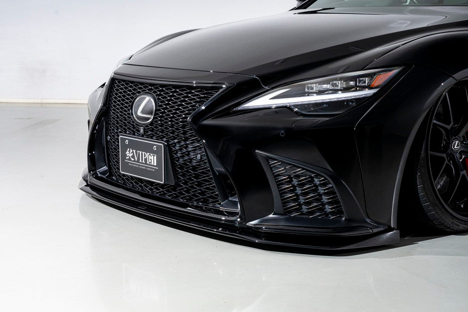 Aimgain Pure VIP GT Widebody Widebody Front Under Spoiler for Lexus LS500/LS500h F Sport 2021+