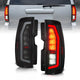 Anzo 07-14 Chevrolet Suburban / 07-14 GMC Yukon Black Full LED Tail Light Plank Style w/ Smoke Lens