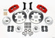 Wilwood Dynapro 6 Front Hub Kit 12.19in Red 79-87 GM G Body