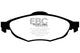 EBC 01-06 Chrysler Sebring Sedan 2.4 Yellowstuff Front Brake Pads