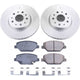 Power Stop 16-19 Chevrolet Camaro Front Z17 Evolution Geomet Coated Brake Kit